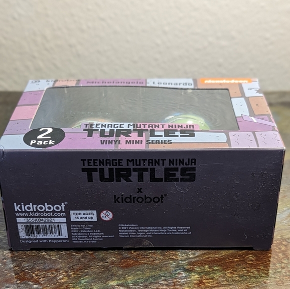 Teenage Mutant Ninja Turtles, Michelangelo & Leonardo, Vinyl Mini Series Kidrobo - Picture 8 of 8
